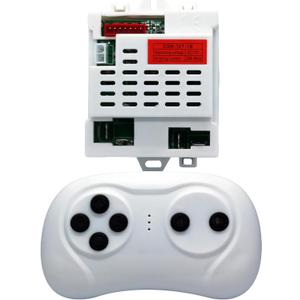 Replacement CSR-12T-1B=CSR-12T-1A 12v Control Box and 2.4ghz Remote Control for Ride on car Compatible with Power Wheels Best Choice Products Jeep Parts KidsTruck Controller Control kit