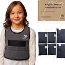 Touch & Co. Weighted Vest for Kids – Ages 6–9 Medium – Fully Adjustable Sensory Compression Vest for Children – Includes 2lb Removable Weights – Breathable Washable Odor-Free Neoprene