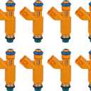 JDMON Fuel Injectors Compatible with Land Rover LR3, Range Rover Sport, Jaguar S-Type, XJ8, XK8 2003-2009 4.2L 4.4L Replacement for FJ1102 800-2138N