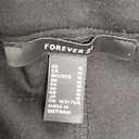 Forever 21 Womens High-Rise Zip-Hem Leggings (X-Large, Black)