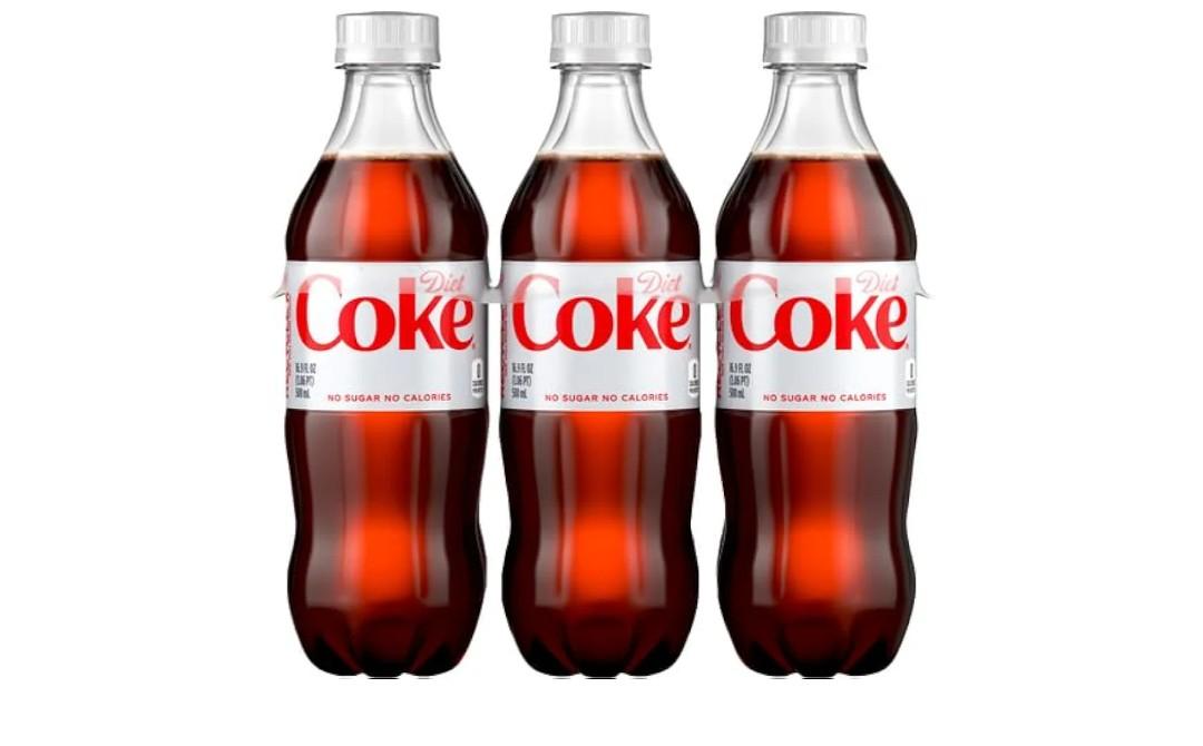 Diet Coke Diet Soda, 16.9 fl oz Bottles, 24 Pack - Cola Soft Drinks,             EXP: 11/03/2025