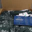 Full Comforter Set - Emerald Bed Set, 3 Pieces Cute Floral Bedding, 1 Soft Reversible Botanical Flowers Comforter and 2 Pillow Shams