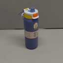 Ello Pop & Fill 22oz Stainless Steel Water Bottle with Quick Fill Technology, Double Walled and Vacuum Insulated Metal, Leak Proof Locking Lid, Sip and Chug, Reusable, BPA Free, Raincloud