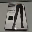Fleece Lined Tights for Women, Warm Pantyhose leggings Women, Thermal Opaque Tights for Winter (Black)