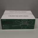 32 Inch Modern Ceiling Fans with Lights, Small Flush Mount Ceiling Fan with Light and Remote/APP Control, 5 Reversible 6 Speeds Curved Blades, 3 CCT Dimmable Lights for Kids Room, White