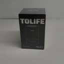 ToLife Dehumidifiers for Home 30 OZ Water Tank with Auto-Off 500 sq.ft Portable Small Dehumidifier for Bathroom Bedroom RV Closet Room 7 Colors LED Light, Gray (Grey)