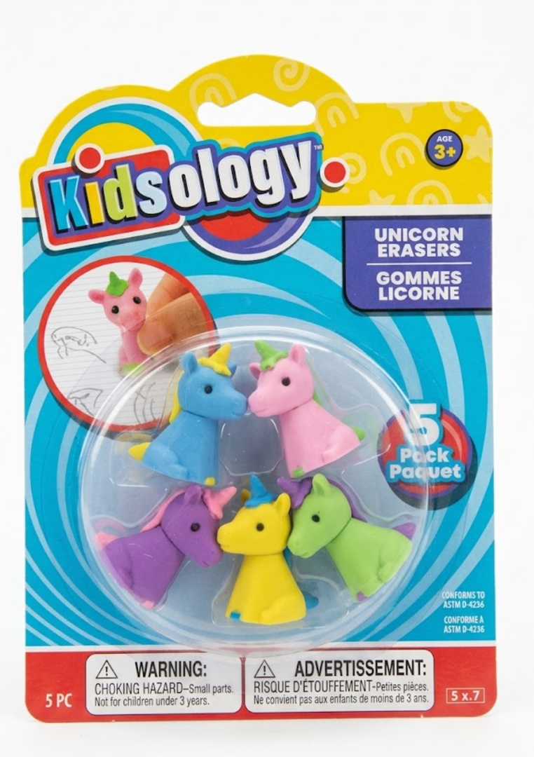 Unisex Mini Erasers in Toys and Novelty 