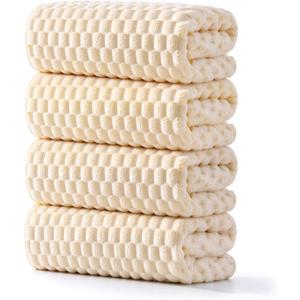 4 Pack Microfiber Bath Towels, Quick Dry, Super Soft, 27.5"x55"