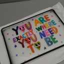 CASETiFY Impact MacBook Air 13" (M1/Intel) Case [Cushioned Impact Corners/Scratch-Resistant/Anti-Slip Grip] - You are Exactly - Clear Black