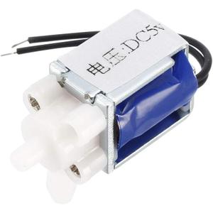 uxcell Miniature Solenoid Valve 2 Way Normally Closed DC5V 0.22A Water Air Solenoid Valve