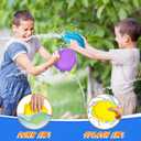 Splash Water Flying Discs in 6 Bright Colors, Disc Water Toys with Portable Mesh Bag, Fun Pool, Beach Toys & Games for Kids and Toddler