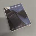 Padike for Magsafe Wallet, Magnetic Phone Wallet with Elastic Band for Extra Card Storage, Magnetic Card Holder with Adjustable Kickstand (Black)