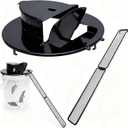 Bucket Lid Mouse Trap Metal 5 Gallon Bucket lid, Strong Material That Will Not Deform or be Bitten, Humane or Lethal Rat Traps, Auto Reset, Repeat Catch for Indoor Outdoor