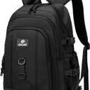 18" Black Boys Backpack with 6 Wheels, Carry-on Rolling Kids Backpack for School Boys, Black