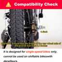 DDJKCZ Training Wheels Flash Mute Wheel Bicycle Compatible for Bikes of 12 14 16 18 20 Inch
