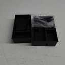 Autorder 2PCS Center Console Organizer for Toyota Grand Highlander 2024 2025 Accessories Armrest Storage Box Secondary Insert Tray with Anti-Slip Mat