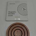 Magnetic Wooden Trivet for Hot Pots and Pans  A Heat Resistant Magnetic Pot Holder Made from Natural Wood, Rustic Tabletop Protector for Kitchen and Dining