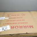 YOSHOOT Hand-Made Wooden Spliced Wall Mirror for Bathroom, Rustic Farmhouse Vanity Mirror, Dcor Wall Art, Solid Wood Frame, Vertical or Horizontal Hanging (40"L x 30"W)