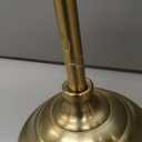 2 Pack Cordless Table Lamp, Rechargeable Desk Lamp with Fabric Shade, Battery Operated Lamp 3 Color Stepless Dimming, Small Touch Bedside Lamp Home Decor for Dining, Counter (Brushed Gold)