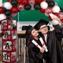 2026 Graduation Decorations, Maroon Graduation Decorations 2026 Arch Kit Boxes With Letters 2026 Grad for Middle School High School College ect, (Only balloons)