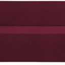 H.VERSAILTEX Stretch Oversized Sofa Cover 1 Piece Sofa Slipcovers for Living Room Feature Thick Checked Jacquard Fabric with Elastic Bottom, Sofa X-Large - Burgundy Red