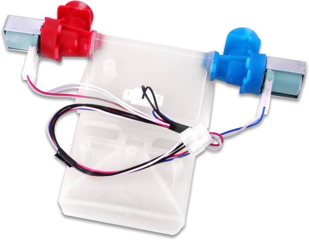 Upgraded W11210459 W10869799 Washer Water Inlet Valve, Compatible with Whirl-pool Cros-ley May-tag Ama-na Ken-more Inglis Ro-per Washing Machine, Replaces W10701459, W10838319, W11025984, W11210459VP
