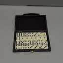 GOTHINK Portable Double 6 Dominos Set for Adults with Storage Box 28 Tiles Dominoes Set for Holiday Travel Game - Classic Tabletop Board Games Durable, Travel-Friendly, and Easy to Read Tiles