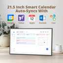 Dragon Touch 21.5" Digital Calendar Chore Chart 1080P Full HD Interactive Touchscreen, Smart Family Planner, Hearth Display Digital Calendar Wall & Desk Mountable for Seamless Scheduling Black