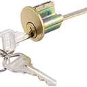 Jimmy Proof Deadbolt Lock with Keyed (Black)