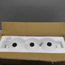 Newman House Studio Decorative Bunny Candy Dish Bowl - Home Decor Ceramic Candy Dish/Nut Dish Three Bowls Snack Bowls Easter Tabletop Decoration Home Dcor 13.75 * 4 * 3 Inch