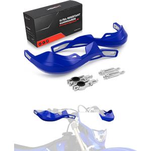 JFG RACING Dirtbike Handguards,7/8" and 1 1/8" Handle Bar Motorcycyle Hand Guards Accessories Universal for YZ YZF WR TTR 125 250 230 450 Electric Dirt Pit Bike ATV Motocross Enduro-Blue
