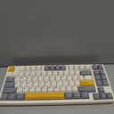 Wireless Mechanical Keyboard,104 Keys 100% Full Size with Number Pad,Gasket Mounted Creamy Sound,Hot Swappable,Knob& Media Keys,Bluetooth/2.4GHz/USB-C for Gaming/Typing/Win/Mac/PC (Retro Beige)