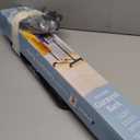 Whitmor Adjustable Rolling Clothes Organizer Chrome Garment Rack, Black and Silver