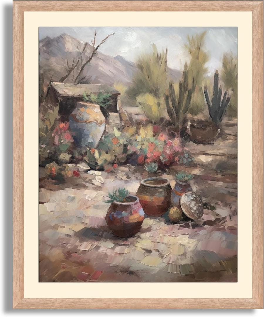 Art Shoppe Framed Print Wall Art, Vintage Wall Decor for Living Room, Bedroom, Office, High-Resolution Image on Premium Art Paper, 3/4" Frame with Plexiglass Front, Ready to Hang, 17"x21"