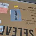 SELEAD Linen Bulletin Board 30” x 20” - Golden Aluminum Frame, Beige Fabric