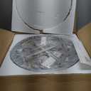 Crystal Chandeliers LED Crystal Ceiling Light Fixture with Remote Large Flush Mount Chandelier Ceiling Light for Living Room Bedroom Kitchen (Dimmable)