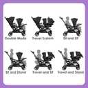 Baby Trend Sit N' Stand® Double 2.0 Stroller, Dash Grey