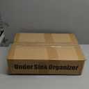 Pull out Cabinet Organizer, 2 Tier Under Sink Organizer, Slide out Metal Kitchen Cabinet Organizers Drawer Shelf, Sliding Storage Shelves for Kitchen Bathroom Pantry Cabinet Closet Organization Rack (1 Pack, Black)