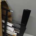 Carlson 29.536.5 Extra Wide Dog Gate with Small Pet Door, Walk-Through Pressure Mounted Metal Indoor Pet Safety Gate, Black, Tested and Trusted by Pet Parents, American Designed, American Owned
