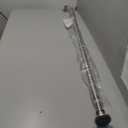 BRIOFOX Shower Curtain Rod Adjustable 18-78 Inch, No Drilling Non Slip Stainless Steel Spring Tension Curtain Rod for Window or Bathroom, Silver