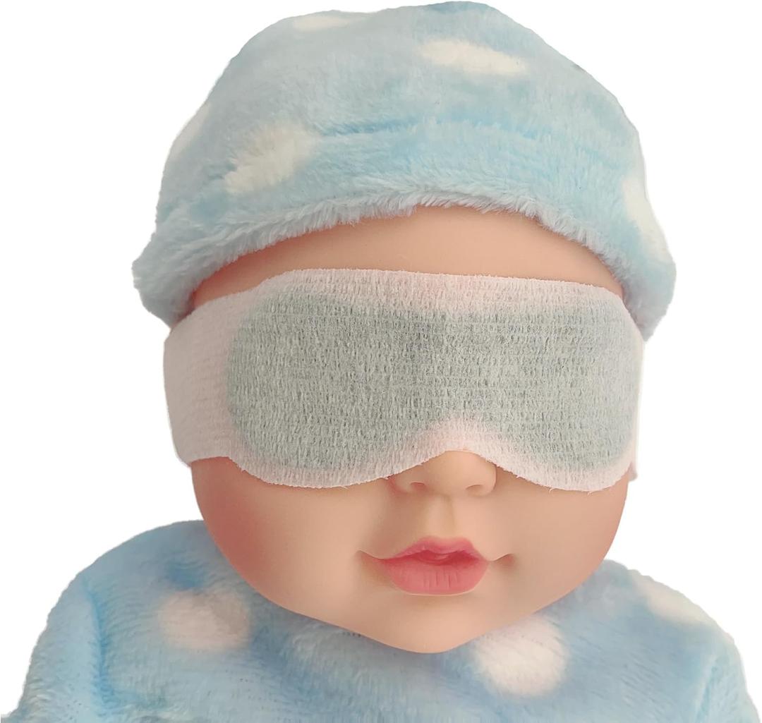 3 Packs Baby Sleeping Eye Mask Disposable Newborn Sleep Eye Mask Safety and Health Newborn Special Sleep Shade, Expiry date: 2027-08-26