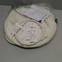 Bell Lamp Shades Set of 2, 6"Top x 13"Bottom x 10"High, Beige Shade Replacement for Table Lamps, Floor Lamps, Fabric Natural Linen Hand Crafted(Spider Fitter), Harp Holders Included, Assembly Required