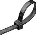 Extra long zip ties 48 inch black Large cable ties heavy duty outdoor use 250 lbs thick Nylon plastic Zipties 18 pcs