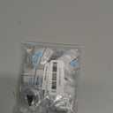 WEAVERBIRD Round Zinc Alloy Cabinet Knob Matte Black Ring Pull Handles Single Hole for Kitchen Drawer, 1.57" Diameter- Pack of 10