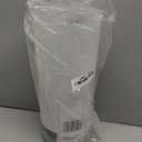 Zenna Home Toilet Paper Holder Stand, Enclosed Toilet Paper Storage Holds 3 TP Rolls, Rust Resistant Bath Tissue Holder with Lid, Frosted