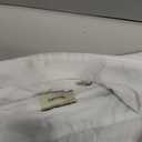 Calvin Klein Men's Regular Fit Non Iron Herringbone Button-Down Shirt (White, M)