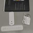 FULEN Picture Lights Battery Operated, Rechargeable Picture Frame Lights for Wall, LED Cordless Wall Lights for Arts,Paintings,Gallery&Dartboard,3 Color Temperatures, Remote Control,White (1 PACK)