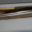 Ivilon Window Curtain Rod Decorative End Cap Design, 1 Inch Rod, 72 to 144 Inch. Brushed Nickel
