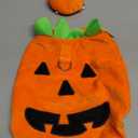 Funny Dog Pumpkin Costume Small Dog Cat Halloween Costumes Boy Girl Cute Halloween Dogs Shirt with Leash Ring Pumpkin Hat Puppy Cosplay Outfits Pet Party Clothes Apparel Yorkie Chihuahua(L) (Orange)