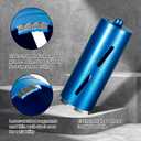 SALI Diamond Core Drill Bits 6 1/2" Diameter 10"/254mm Drilling Depth 5/8-11" Thread Core Bit Turbo Laser-Welded Segments for Cured Concrete with, Brick, Block, Masonry, with Two Adapters